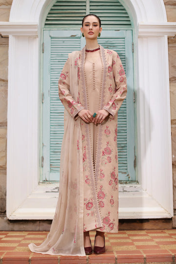 Bareeze Blossom Beauty-01-Peach Online Shopping